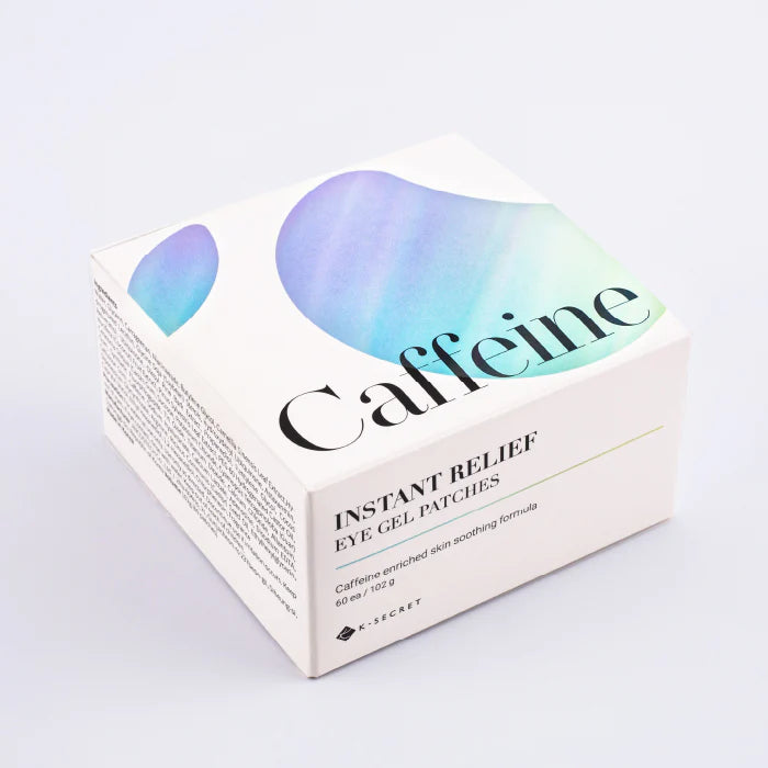K SECRET Instant Relief Eye Gel Patches CAFFEINE شرائح العين بالكافايين