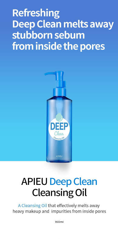 A'PIEU Deep clean cleansing oil غسول البشرة الزيتي لازالة المكياج من ايبيو