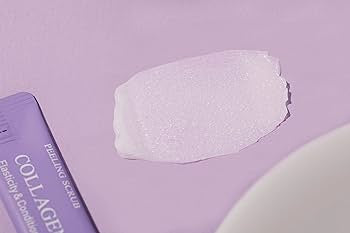 MIZON peeling scrub deep skin exfoliation with collagen and peptides collagen milky elesticity & hydration