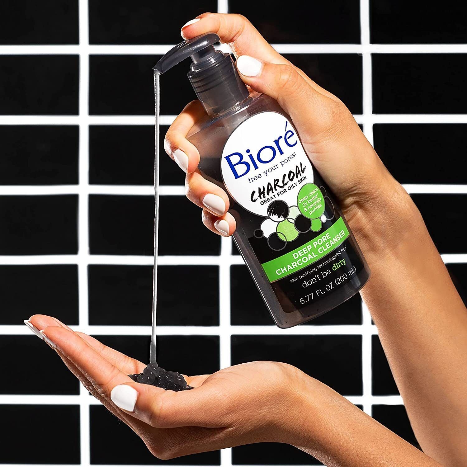 BIORE Deep Pore Charcoal Cleanser غسول البشرة بالفحم