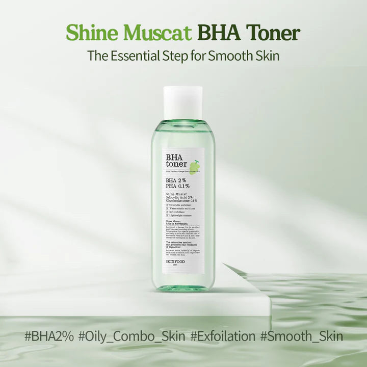 SKINFOOD Bha Toner Vits Vinifer Grape Fruit Extract 5% BHA 2% PHA 0.1%