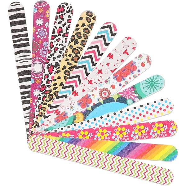 DIAMOND COSMETICS Fun File 6Pcs بكج يحتوي 6 قطع من مبرد الاظافر