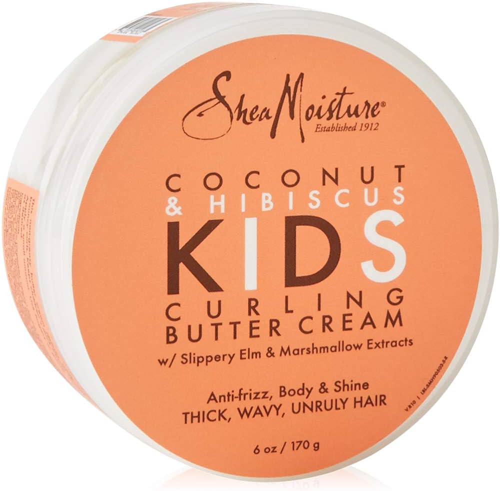 SHEA MOISTRE Coconut & Hibiscus Kids Curling Butter Cream كريم زبدي لشعر الاطفال الكيرلي من شيا مويستر
