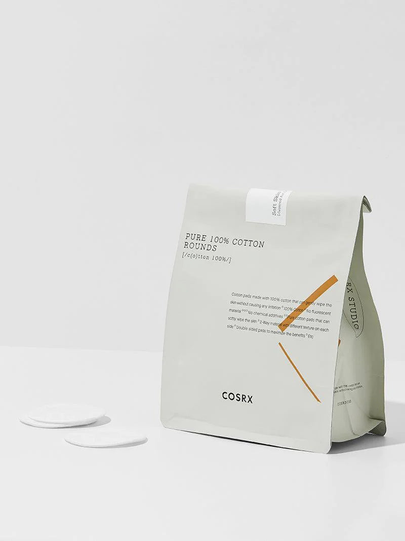 COSRX Pure 100% Cotton Rounds شرائح قطنية
