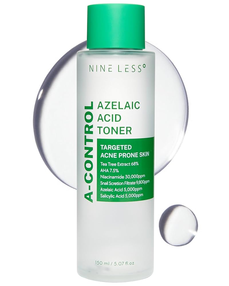 NINELESS Azelaic Acid Toner تونر ازليك اسد  لعلاج الحبوب من ناين ليس