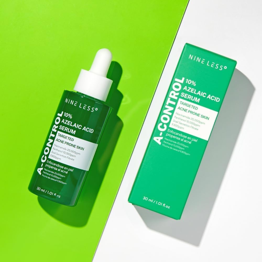 NINELESS A-Control 10% Azelaic Acid Serum سيروم الازليك اسد لعلاج الحبوب من ناين ليس