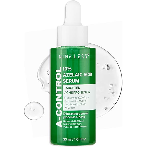 NINELESS A-Control 10% Azelaic Acid Serum سيروم الازليك اسد لعلاج الحبوب من ناين ليس