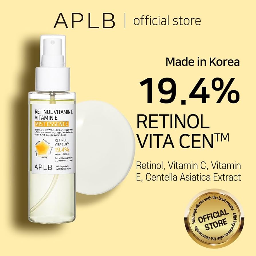 APLB - Retinol Vitamin C Vitamin E Mist Essence اسنس الريتنول لتجديد شباب البشرة