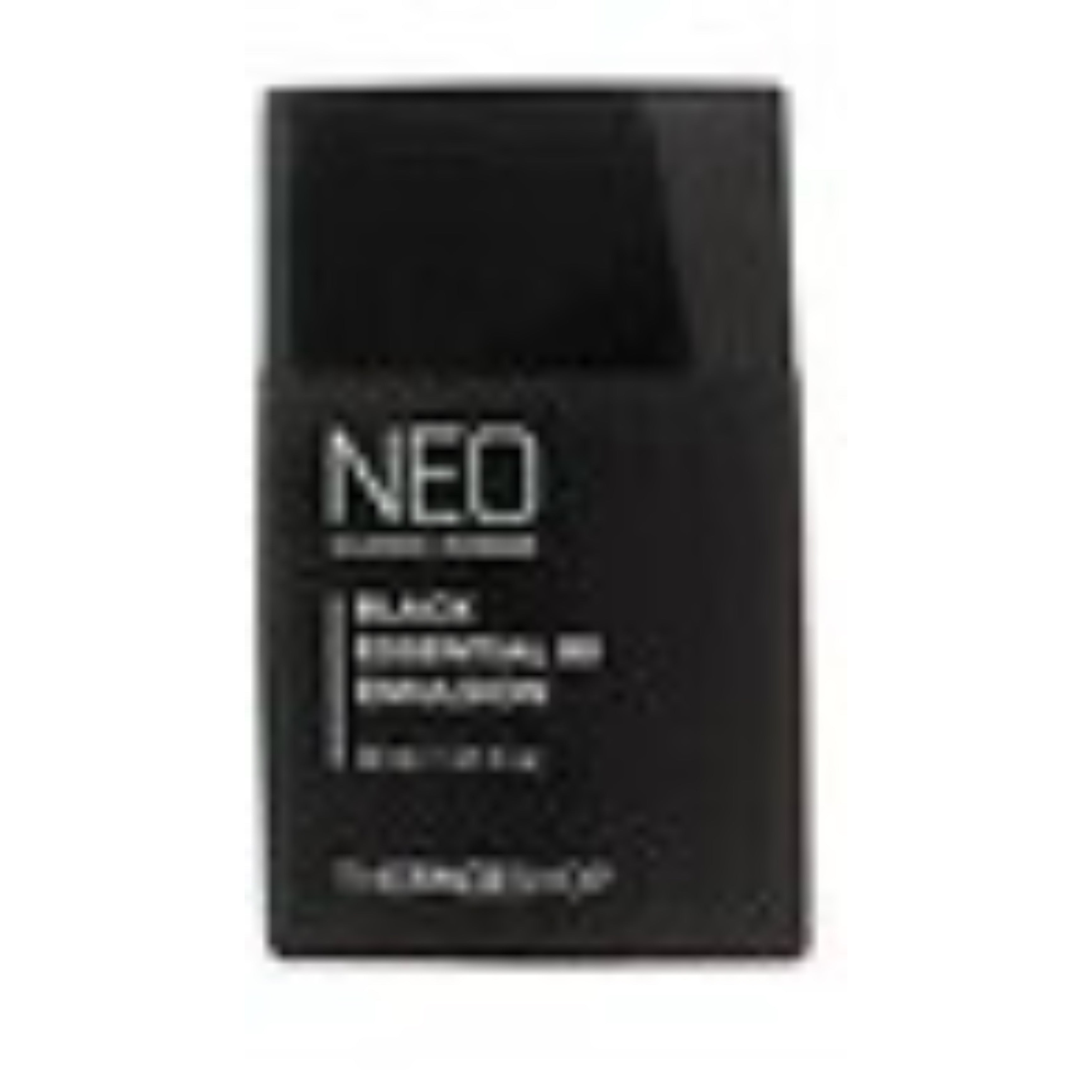 The Face Shop Neo Classic Homme Black Essential Emulsion 110 ml + Toner 30 ml مستحلب مرطب للبشرة مع تونر حجم ميني من ذا فيس شوب