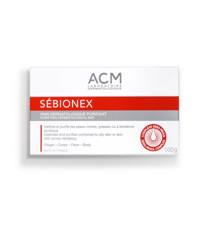 ACM SÉBIONEX PURIFYING DERMATOLOGICAL BAR صابون منظف للبشرة من اي سي ام