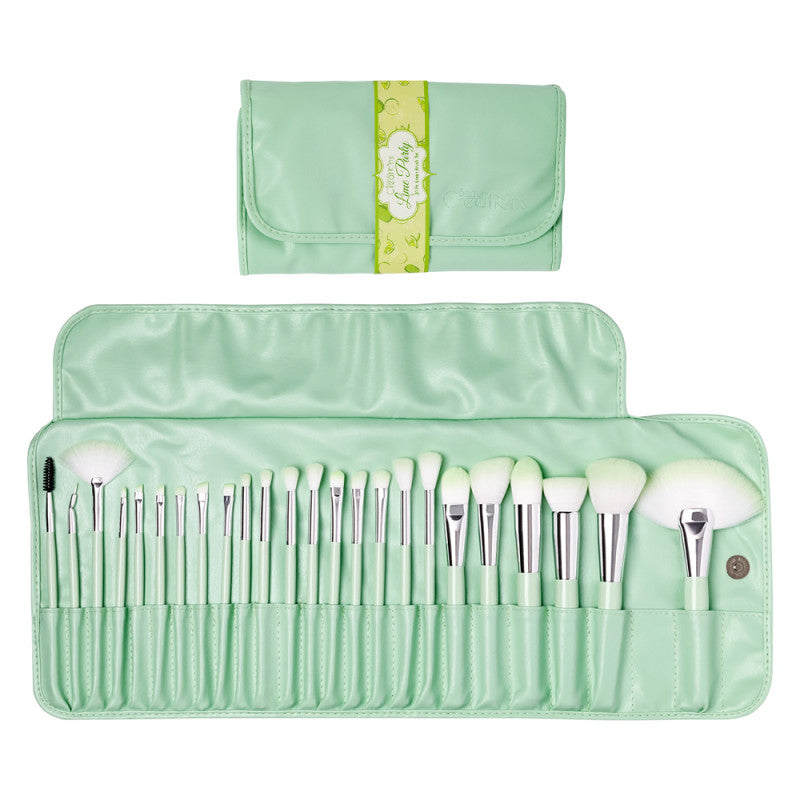 BEAUTY CREATIONS Lime Party 24 Pc Brush Set مجموعة فرش المكياج ٢٤ قطعة