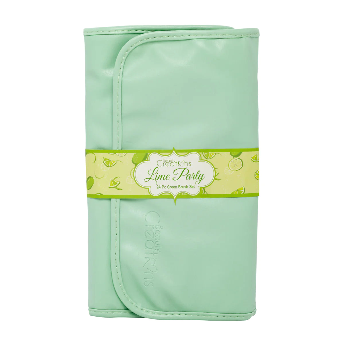 BEAUTY CREATIONS Lime Party 24 Pc Brush Set مجموعة فرش المكياج ٢٤ قطعة