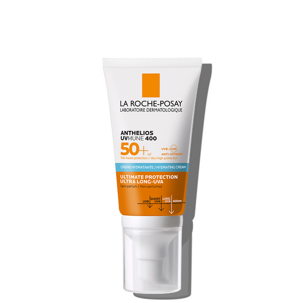 La Roche Posay Anthelios UV mune 400 Hydrating Cream SPF50 Invisible Fluid- Yellow كريم واقي شمس مرطب من لاروش