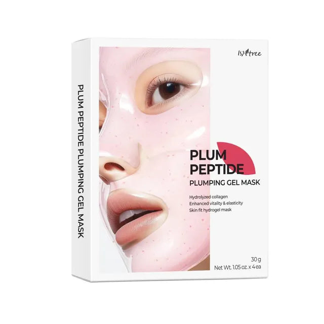 ISNTREE Plum Peptide Plumping Gel Mask مجموعة ماسكات البشرة من ازنتري