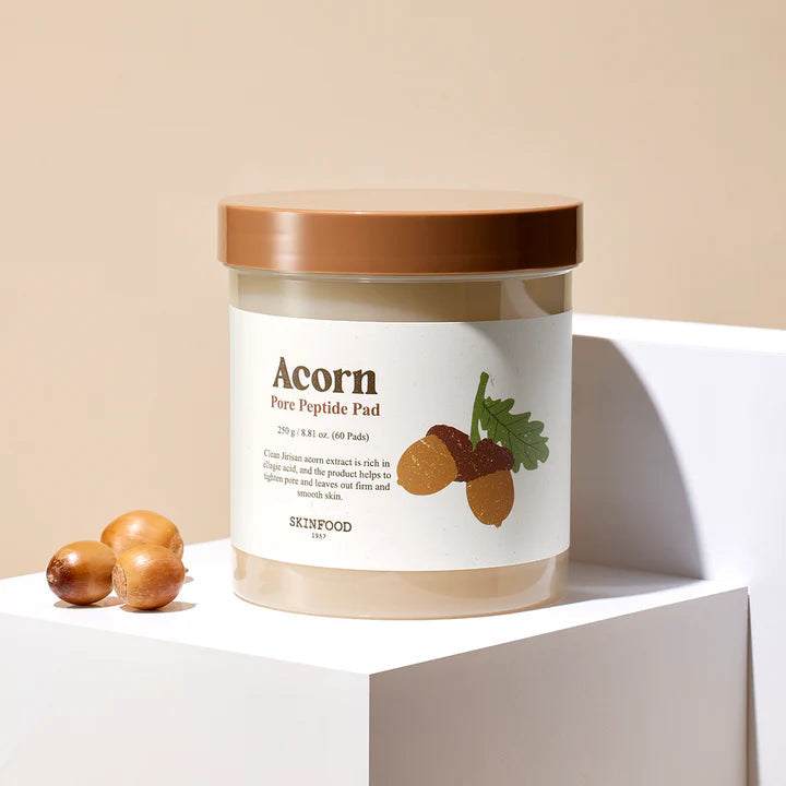 SKINFOOD Acorn Pore Peptide Pad باد التقشير