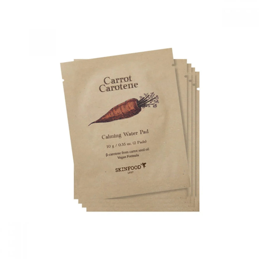 SKINFOOD Carrot Carotene Calming Water Pad شرائح مهدئة للبشرة بالجزر من سكنفود