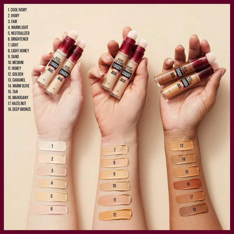 MAYBELLINE Instant Age Rewind Instant Eraser Multi-Use Concealer كونسيلر خاف العيوب