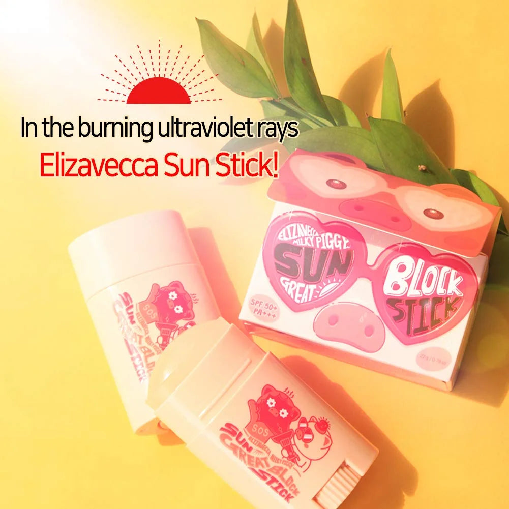 Elizavecca Milky Piggy SUN Great Block Stick SPF 50+ PA+++ Sun Protection for Face واقي السمس الستيك من اليزافيكا