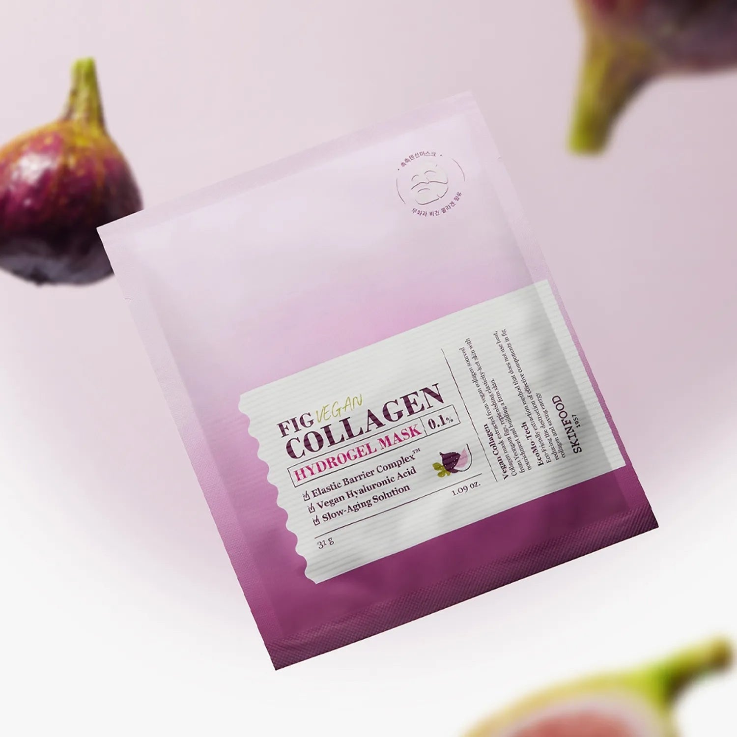 SKINFOOD FIG VEGAN COLLAGEN HYDROGEL MASK 0.1% ماسك الكولاجين الهايدروجل من سكنفود