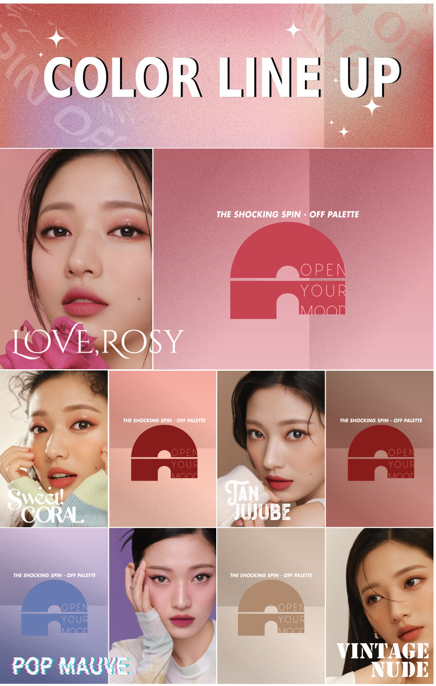 TONYMOLY The Shocking Spin Off Palette 01 Sweet Coral بالت شدو