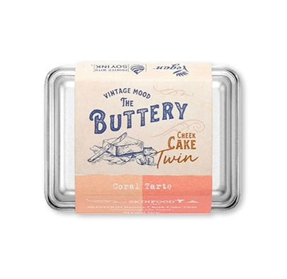 SKINFOOD Buttery Cheek Cake Twin بلاشر كريمي ثنائي