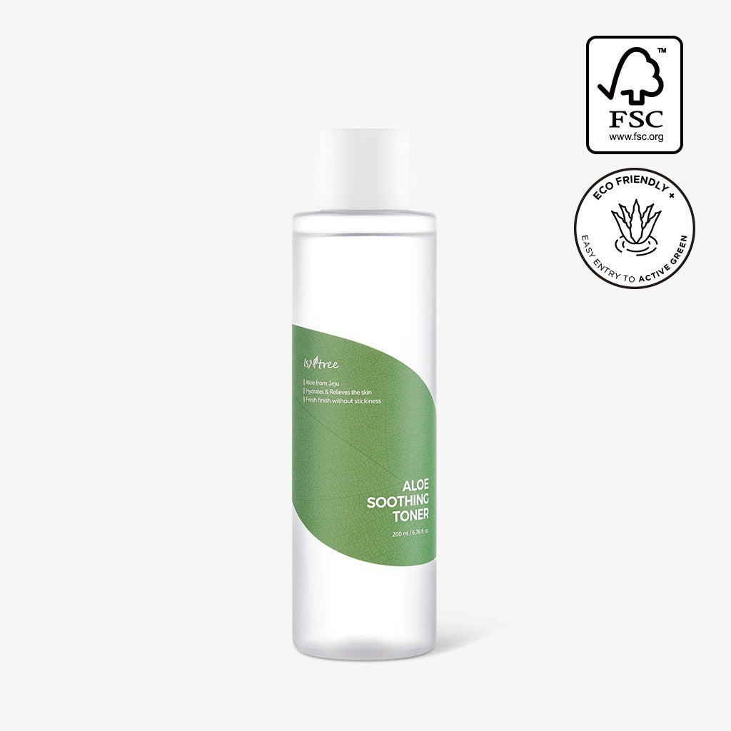 ISNTREE aloe soothing toner تونر البشرة بالالوفيرا من ازنتري