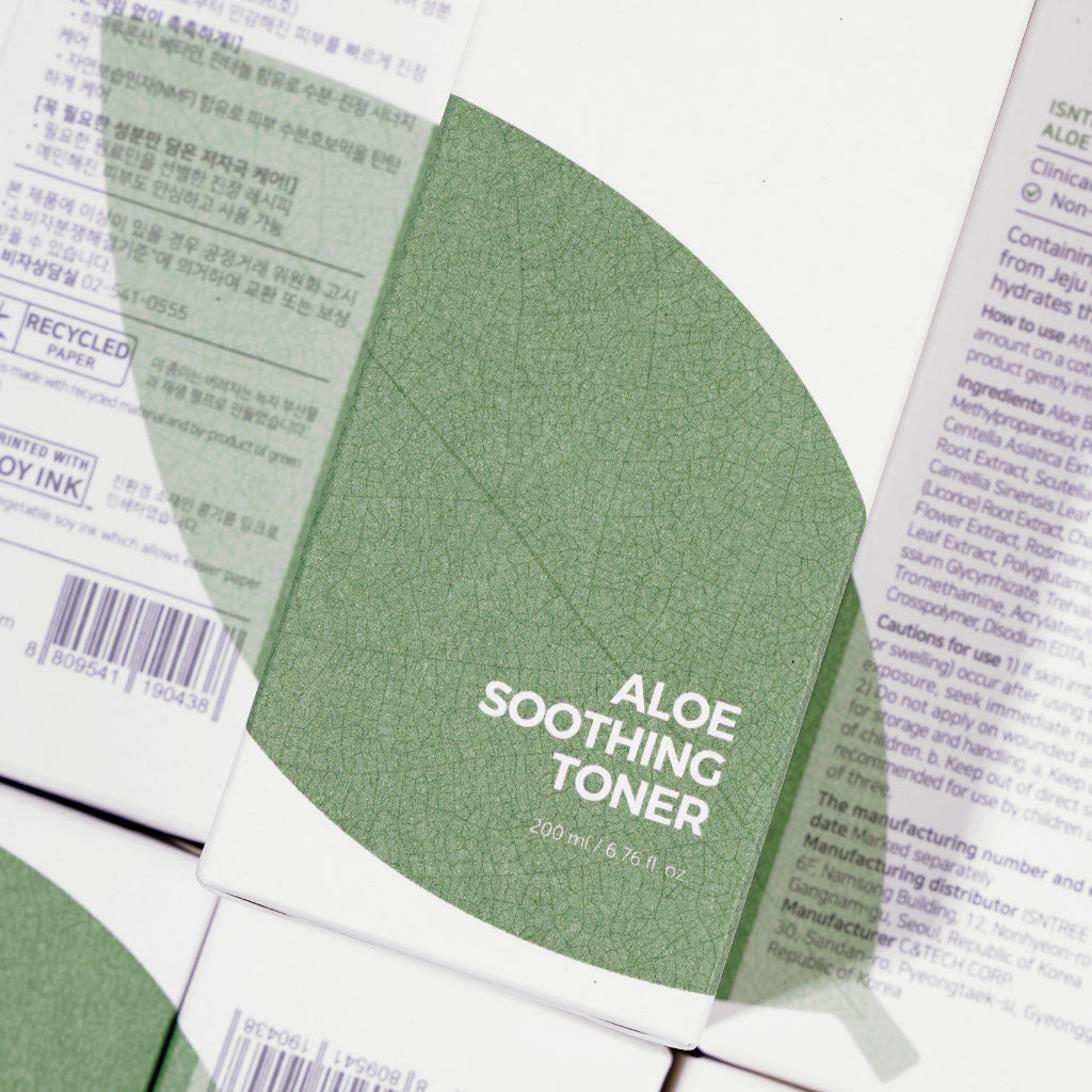 ISNTREE aloe soothing toner تونر البشرة بالالوفيرا من ازنتري