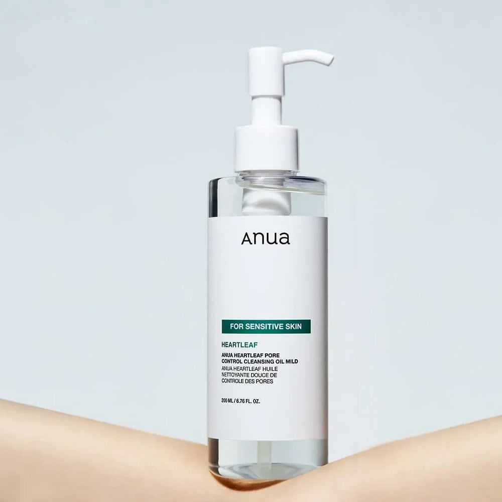 ANUA heartleaf + vitamin e pore control cleansing oil mild الغسول الزيتي من انوا