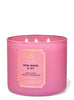 BATH AND BODY WORKS WHITE BARN Rose Water & Ive Scented Candle made with natural essential oils شمعة معطرة بالزيوت الاساسية العطرية من باث اند بودي وركس