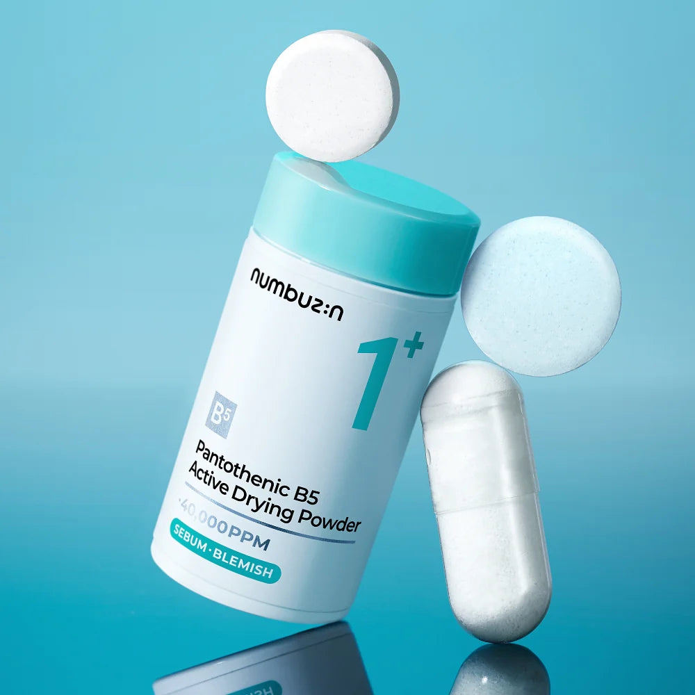 Numbuzin No.1 Pantothenic B5 Active Drying Powder 7g مسحوق التجفيف لعلاج حب الشباب