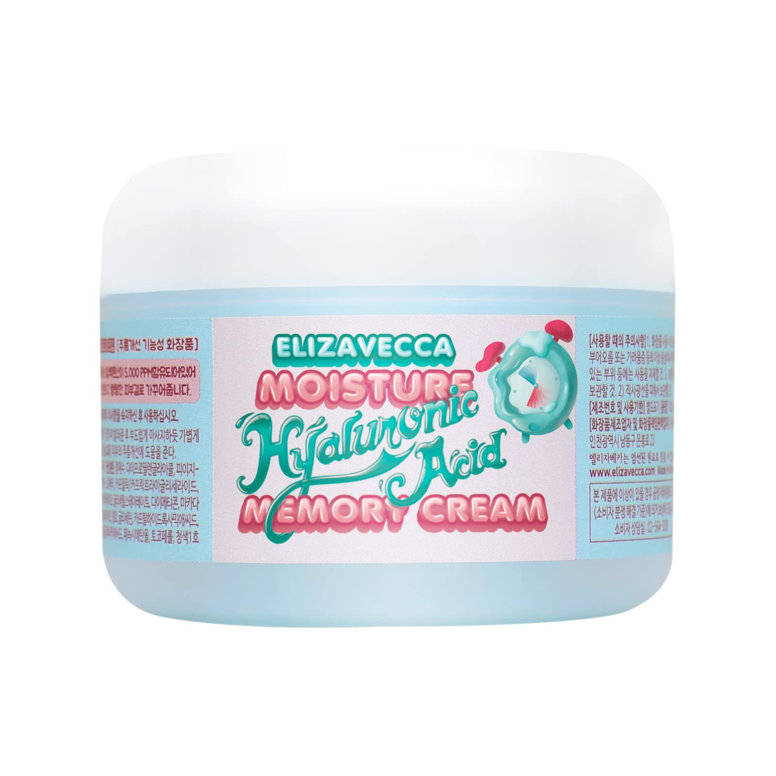 Elizavecca Moisture Hyaluronic Acid Memory Cream جل كريم بالهيالرونيك اسد