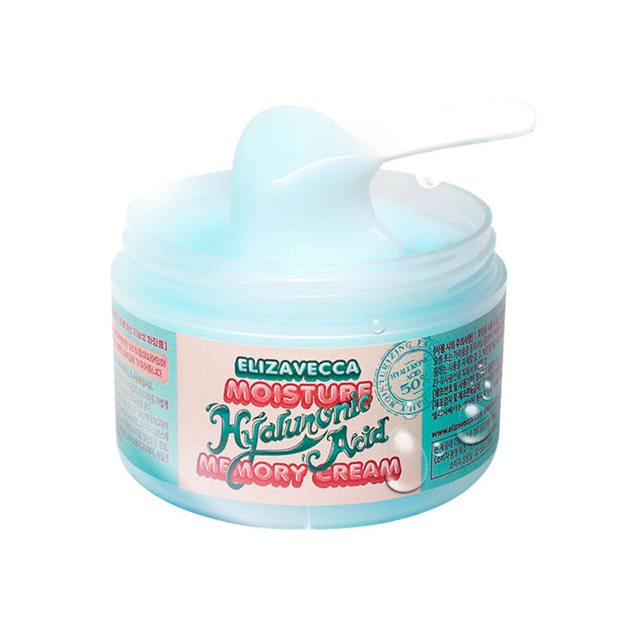 Elizavecca Moisture Hyaluronic Acid Memory Cream جل كريم بالهيالرونيك اسد