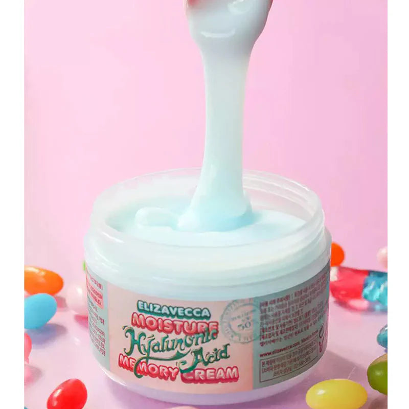 Elizavecca Moisture Hyaluronic Acid Memory Cream جل كريم بالهيالرونيك اسد