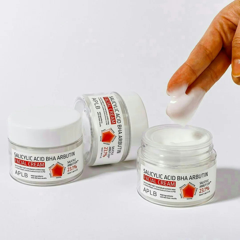 APLB salicylic acid bha arbutin facial cream 23.1% كريم البشرة بالسالسيلك اسد