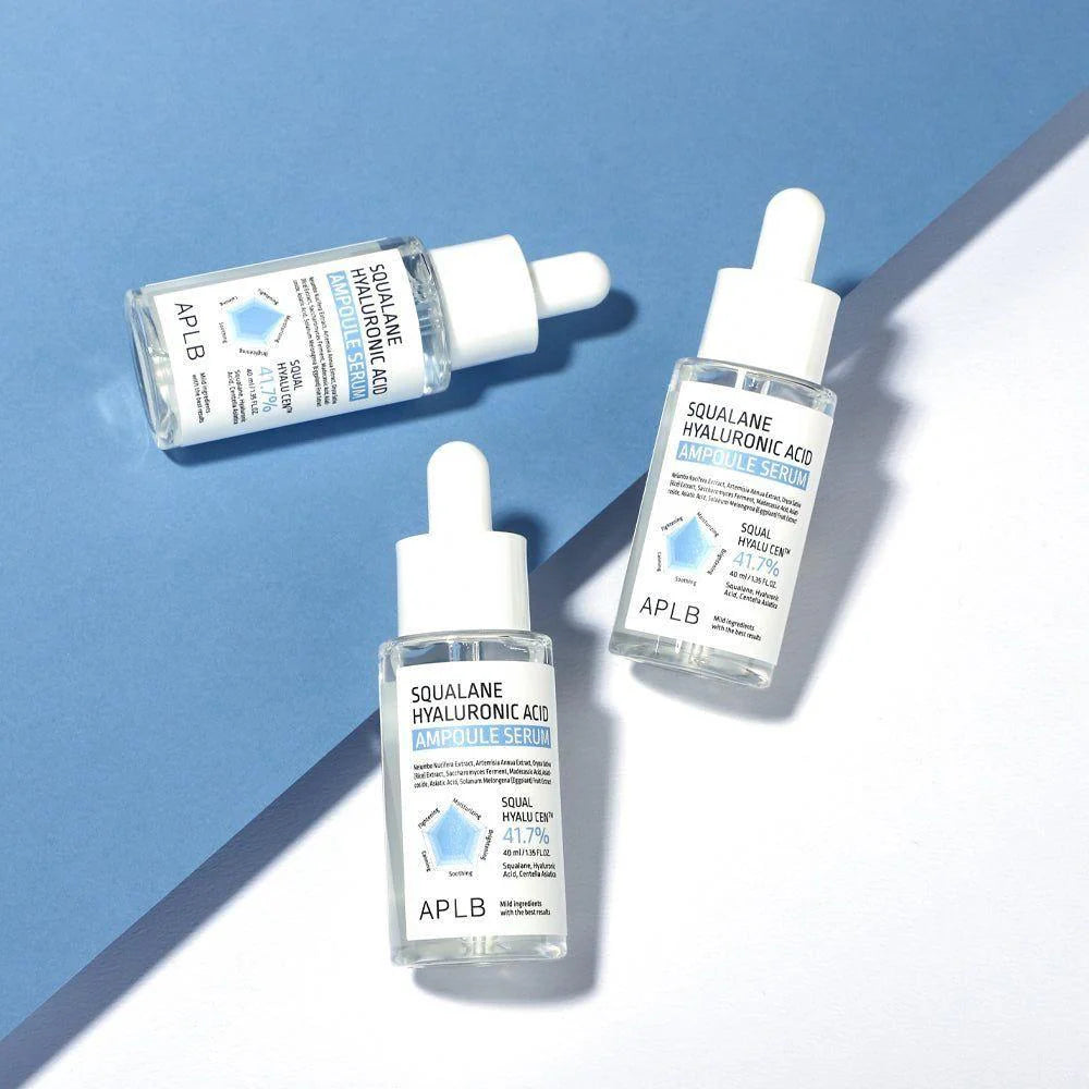 APLB Squalene hyaluronic acid ampoule serum 41.7% سيروم السكوالان والهايلرونك اسد