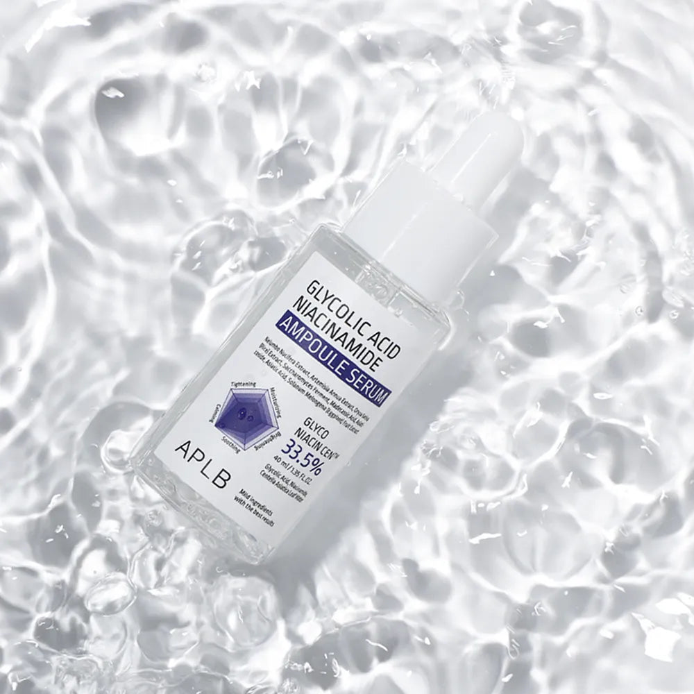APLB Glycolic acid niacinamide ampoule serum 33.5% سيروم الكلايكوليك اسد نياسينمايد
