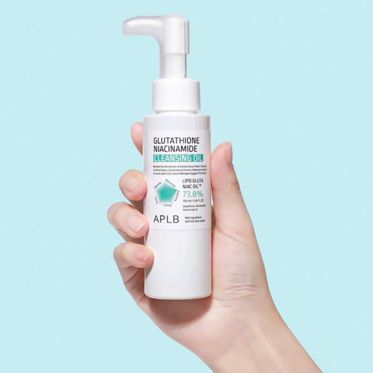 APLB glutathione niacinamide cleansing oil 73.8% الغسول الزيتي بالكلوتاثيون و النياسينمايد
