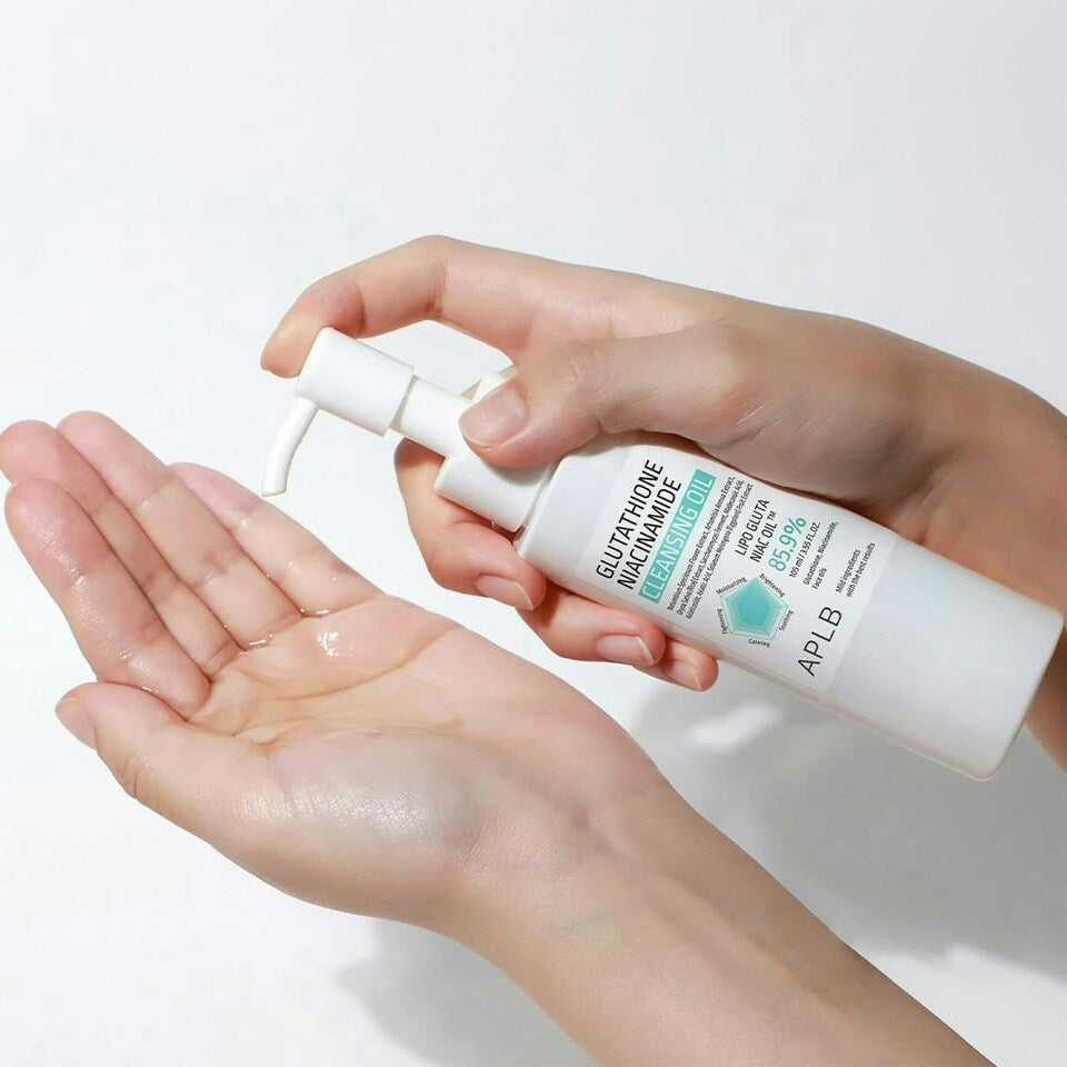 APLB glutathione niacinamide cleansing oil 73.8% الغسول الزيتي بالكلوتاثيون و النياسينمايد