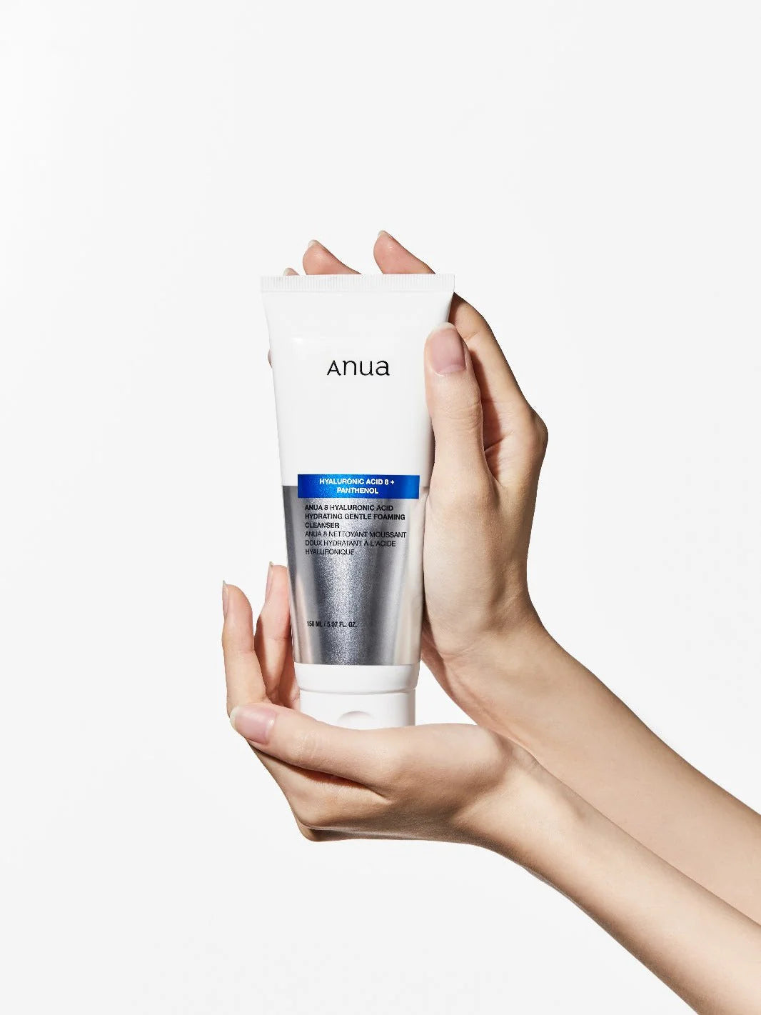 ANUA hyaluronic acid + panthinol gentle foaming cleanser غسول البشرة رغوي بالهايلرونك اسد من انوا