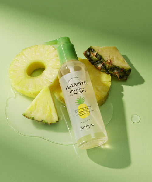 SKINFOOD Pineapple BHA Peeling Cleansing Oil الغسول الزيتي بالأناناس من سكنفود