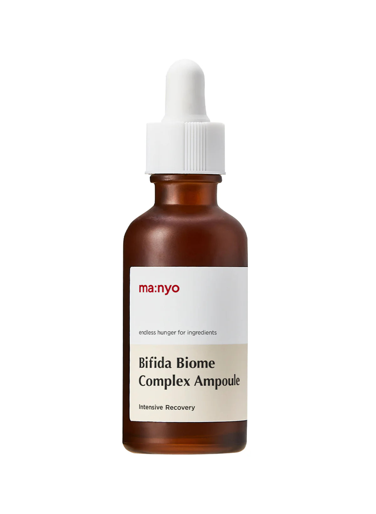 MANYO endless hunger for ingredients Bifida Biome Complex Ampoule Intensive Recovery سيروم البروبايوتك والهايلرونك اسد من مانيو