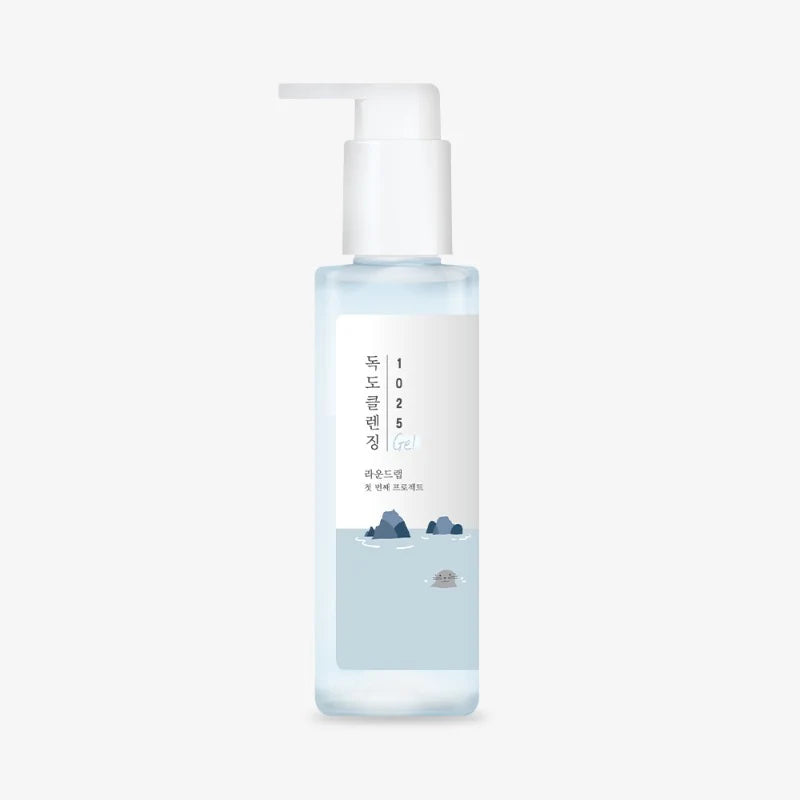 ROUND LAB 1025 dokdo cleansing gel غسول البشرة الجل من راوند لاب