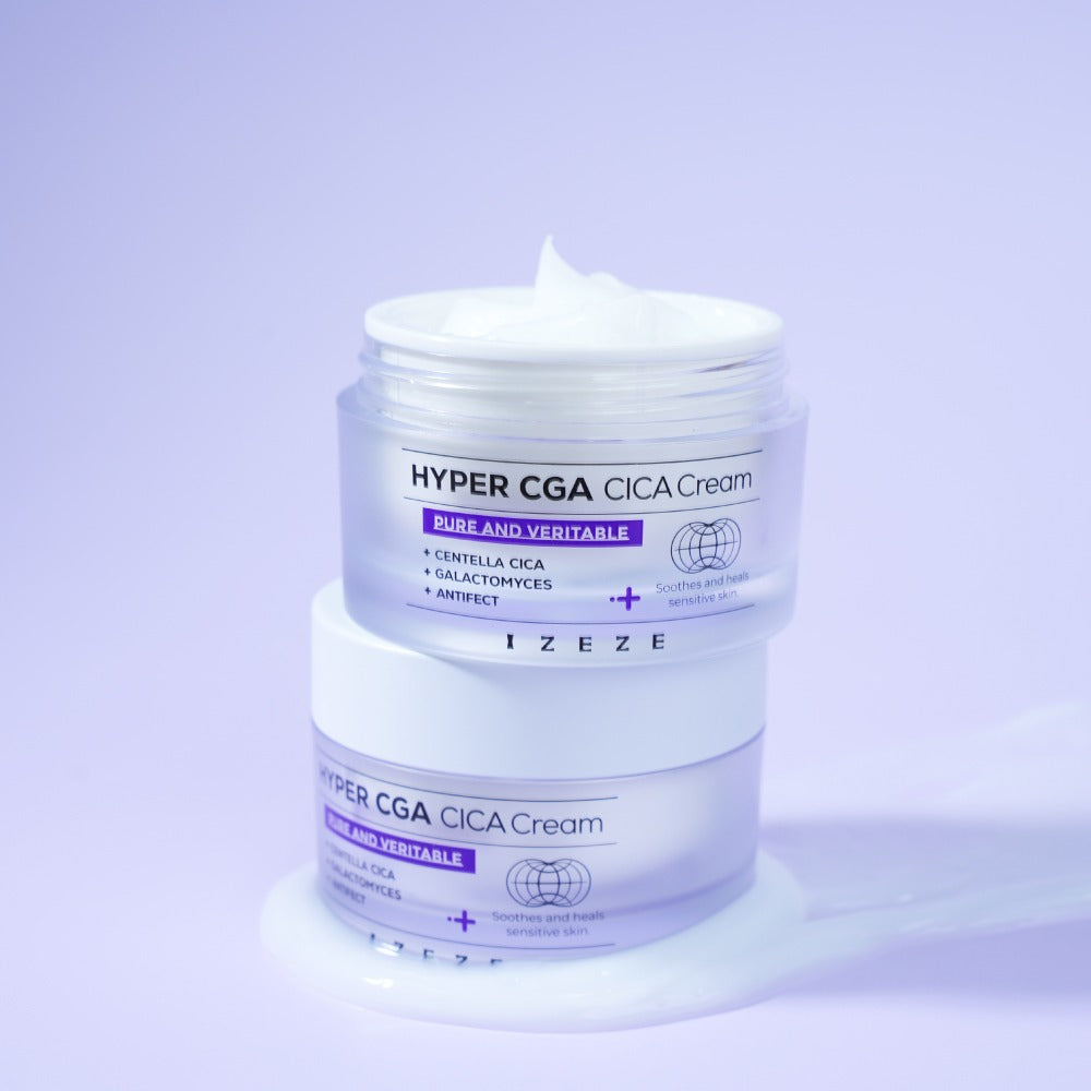 IZEZE hyper cga cica cream pure and veritable كريم البشرة بالسيكا من ايزيز