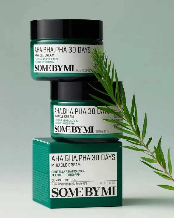 SOME BY MI AHA.BHA.PHA 30 Days Miracle Cream كريم البشرة المعجزة لتهدئة البشرة وعلاج الحبوب من سمباي مي