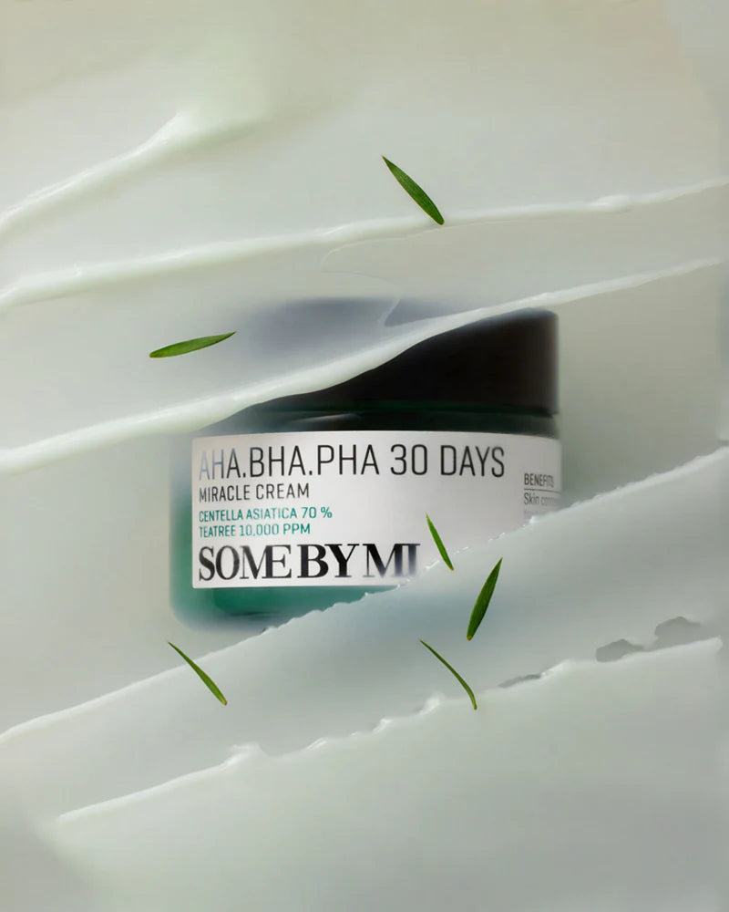 SOME BY MI AHA.BHA.PHA 30 Days Miracle Cream كريم البشرة المعجزة لتهدئة البشرة وعلاج الحبوب من سمباي مي