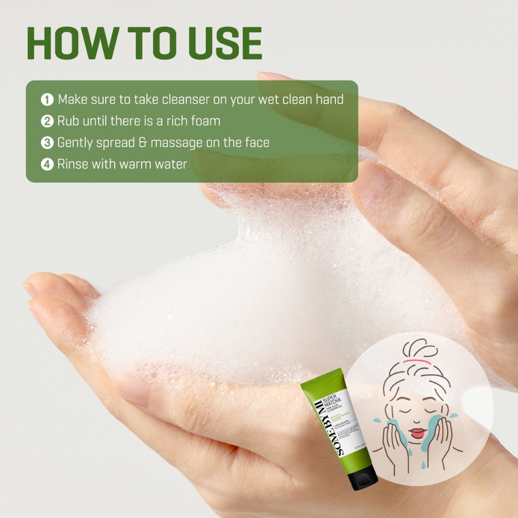 SOME BY MI Matcha Pore Cleansing Gel  غسول البشرة الجل بالماتشا من سمباي مي