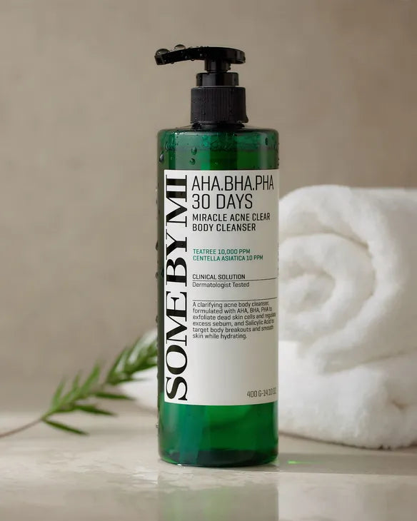 SOME BY MI AHA BHA PHA 30 Days Miracle Acne Clear Body Cleanser غسول  الجسم لعلاج الحبوب من سمباي مي
