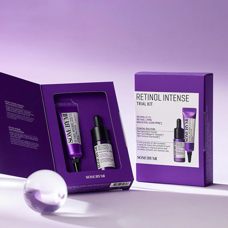 SOME BY MI Retinol Intense Trial Kit مجموعة الريتنول اليومية حجم السفر من سمباي مي