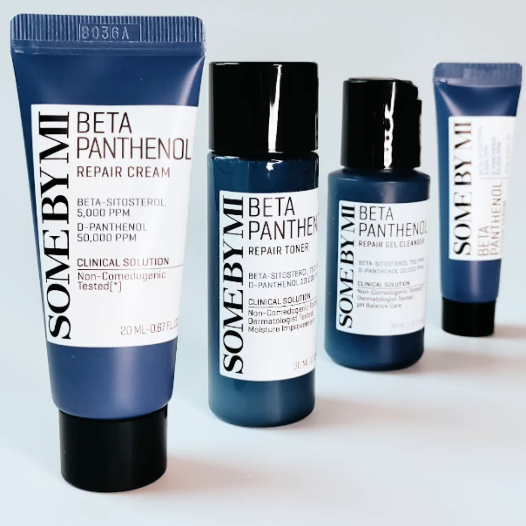 SOME BY MI beta panthenol repair starter kit مجموعة العناية بالبشرة بالبانثينول من سمباي مي