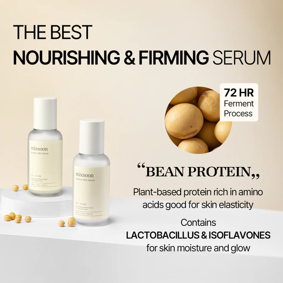 mixsoon soybean milk serum سيروم الحليب والصويا من ميكسون